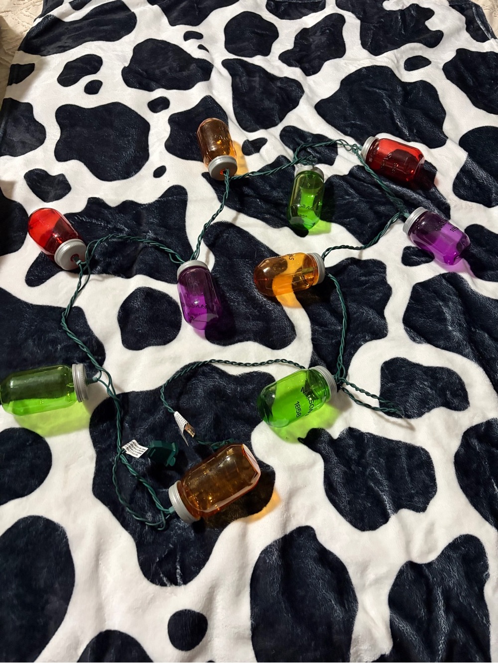 Colorful Jar String Lights - Multicolor Mason Jar Decoration